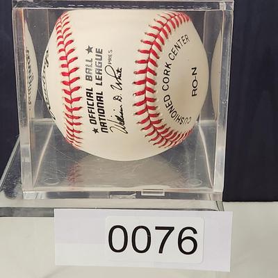 Mike Schmidt Signed Autographed Baseball in Collector Case