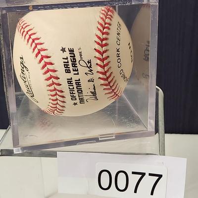Willie Stargell Signed Autographed Baseball in Collector Case