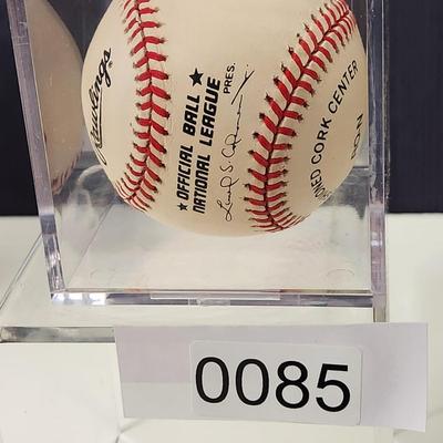 Corey Patterson Signed Autographed Baseball in Collector Case