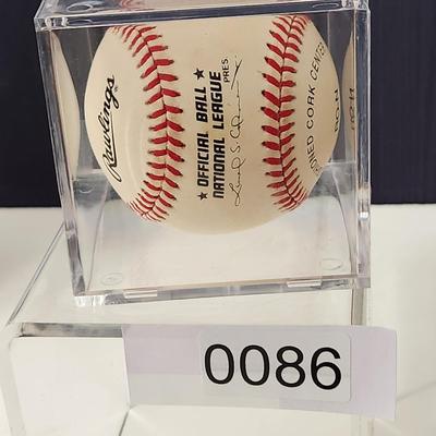 Kerry Woods Signed Autographed Baseball in Collector Case