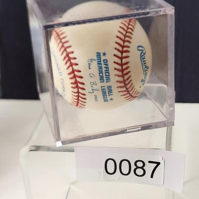 Alex Rodriguez Signed Autographed Baseball in Collector Case