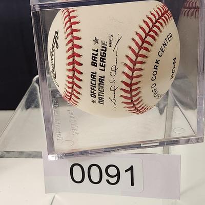 Rondell White Signed Autographed Baseball in Collector Case
