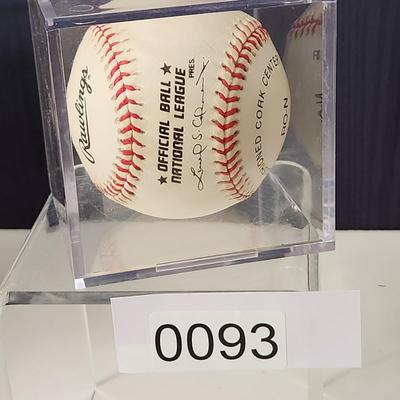J.T. Snow Signed Autographed Baseball in Collector Case