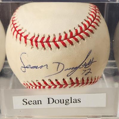 Sean Douglass Signed Autographed Baseball in Collector Case