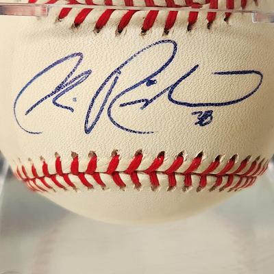 Chris Richard Signed Autographed Baseball in Collector Case