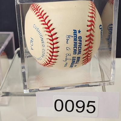 Chris Richard Signed Autographed Baseball in Collector Case