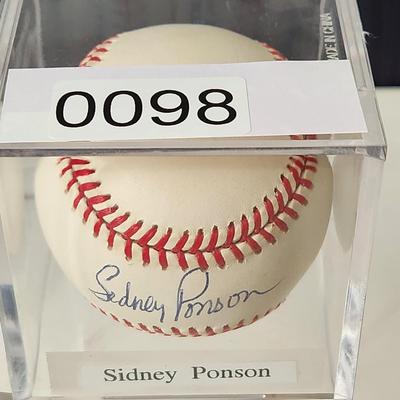Sidney Ponson Signed Autographed Baseball in Collector Case