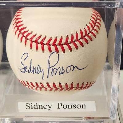 Sidney Ponson Signed Autographed Baseball in Collector Case