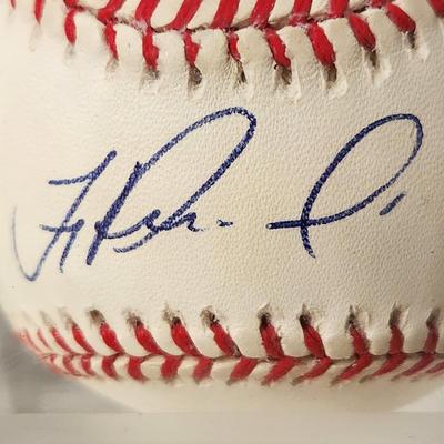 Troy Percival Signed Autographed Baseball in Collector Case