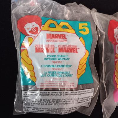 1996 MCDONALD'S HAPPY MEAL MARVEL TOYS COMPLETE SET PLUS 1