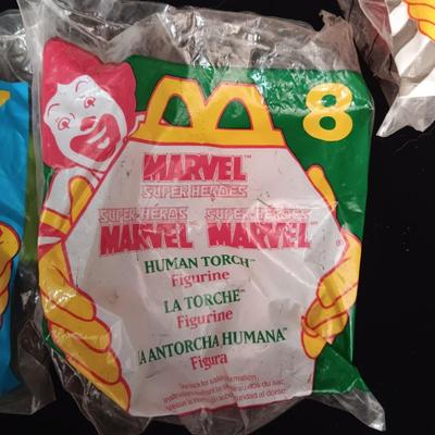 1996 MCDONALD'S HAPPY MEAL MARVEL TOYS COMPLETE SET PLUS 1