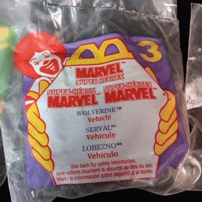 1996 MCDONALD'S HAPPY MEAL MARVEL TOYS COMPLETE SET PLUS 1