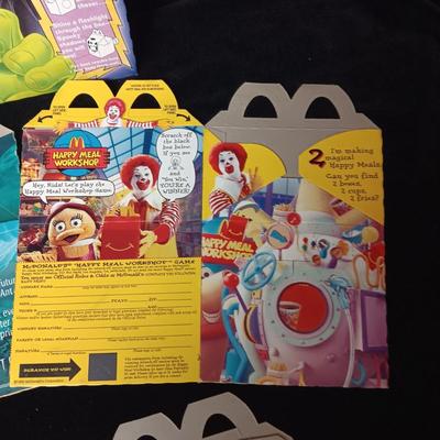 SEALED EARLY MCDONALD'S HAPPY MEAL TOYS PLUS NEW BOXES