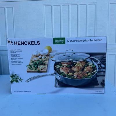 B - Henckels Ceramic Nonstick 5-Quart Everyday Sauté Pan