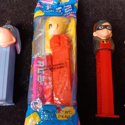 A COLLECTION OF PEZ DISPENSERS