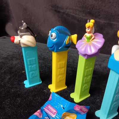 A COLLECTION OF PEZ DISPENSERS