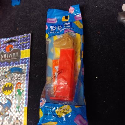 BATMAN AND OTHER CHARACTER PEZ DISPENSERS