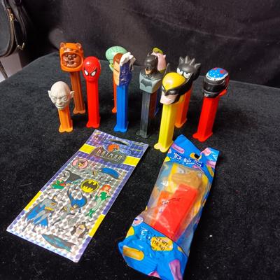 BATMAN AND OTHER CHARACTER PEZ DISPENSERS
