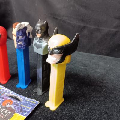 BATMAN AND OTHER CHARACTER PEZ DISPENSERS