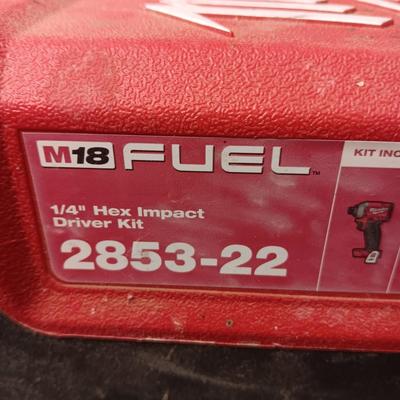 M18 FUEL 2 TOOL & 1/4" HEX IMPACT DRIVER KIT EMPTY MILWAUKEE CASES PLUS A TAPERING JIG