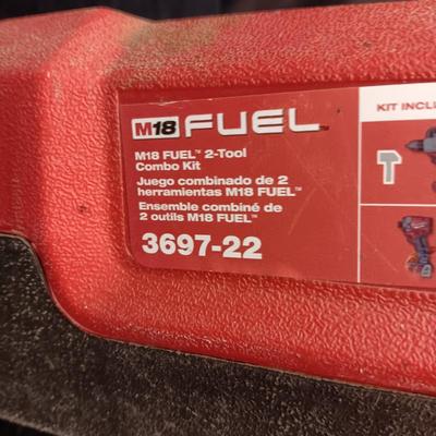 M18 FUEL 2 TOOL & 1/4" HEX IMPACT DRIVER KIT EMPTY MILWAUKEE CASES PLUS A TAPERING JIG