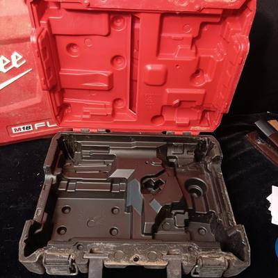 M18 FUEL 2 TOOL & 1/4" HEX IMPACT DRIVER KIT EMPTY MILWAUKEE CASES PLUS A TAPERING JIG