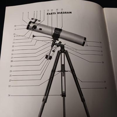 MAYFLOWER A PRECISION TELESCOPE, ASTRONOMICAL REFLECTION TELESCOPE