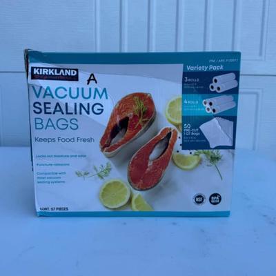 A - Kirkland Signature Vacuum Sealing Bags Assortment Pack