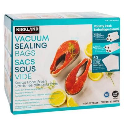 D - Kirkland Signature Vacuum Sealing Bags Assortment Pack