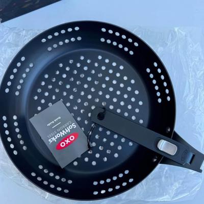 A - OXO SoftWorks Carbon Steel 12" BBQ Pan