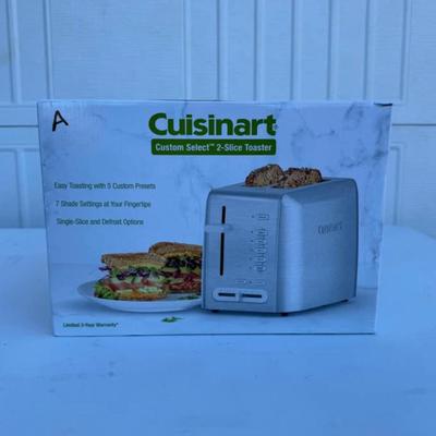 A - Cuisinart 2-Slice Custom Select Metal Toaster