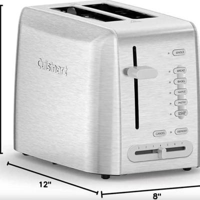 A - Cuisinart 2-Slice Custom Select Metal Toaster