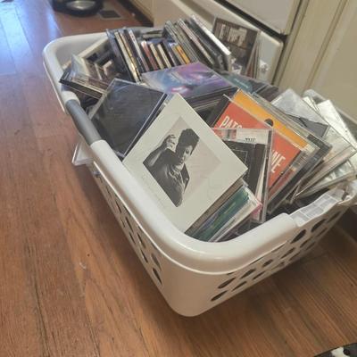 Basket of CDs