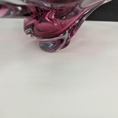Hand Blown Glass Bowl Centerpiece