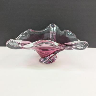 Hand Blown Glass Bowl Centerpiece