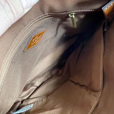 Fossil Brown Leather Crossbody Handbag