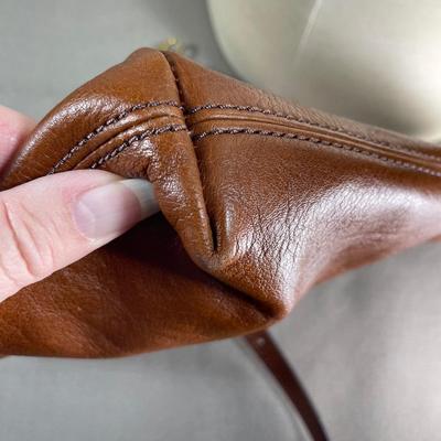 Fossil Brown Leather Crossbody Handbag