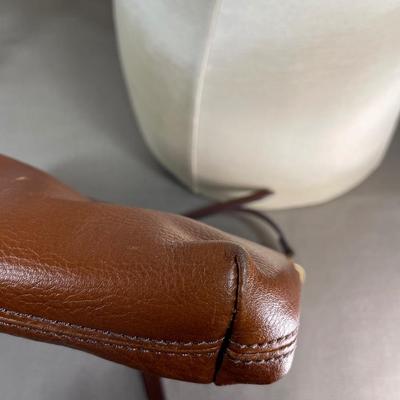 Fossil Brown Leather Crossbody Handbag