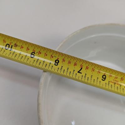 White Souffle Dishes and Salesman Sample Stove