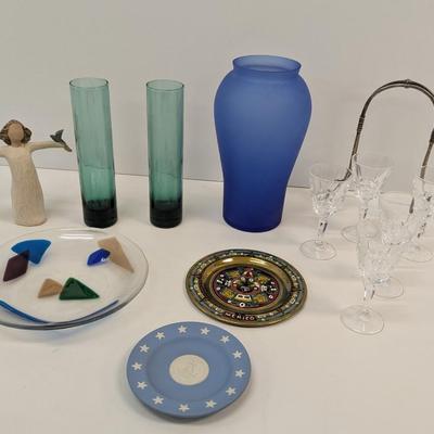 Home Decor Willow Vases Plates Glasses