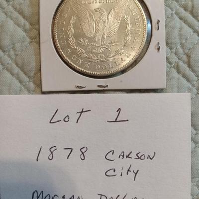 1878 Carson City Morgan Dollar