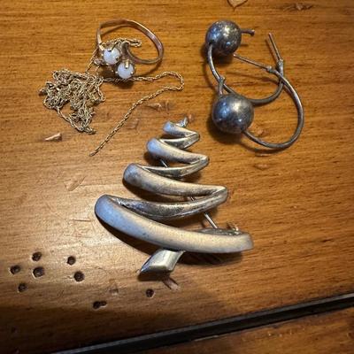 Sterling jewelry lot