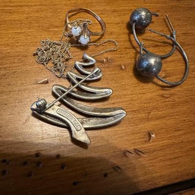 Sterling jewelry lot