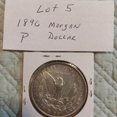 1896 P Morgan Dollar