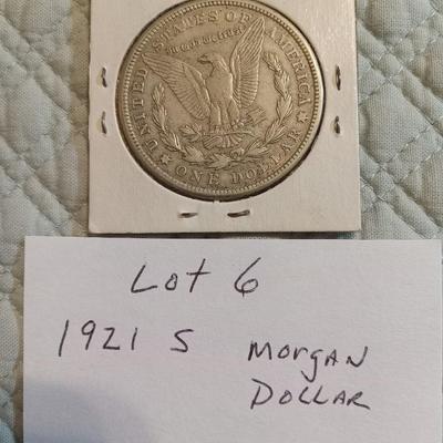 1921 S Morgan Dollar