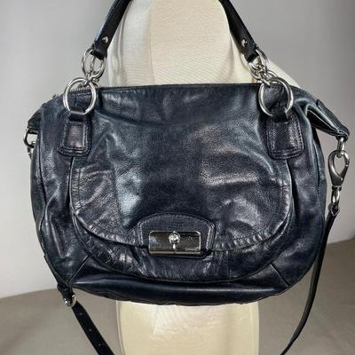 Coach Black Leather Handbag