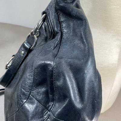 Coach Black Leather Handbag
