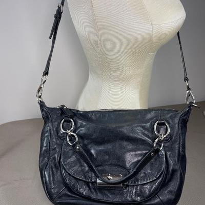 Coach Black Leather Handbag
