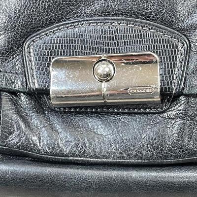 Coach Black Leather Handbag