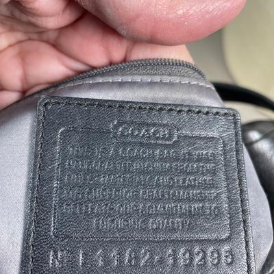 Coach Black Leather Handbag